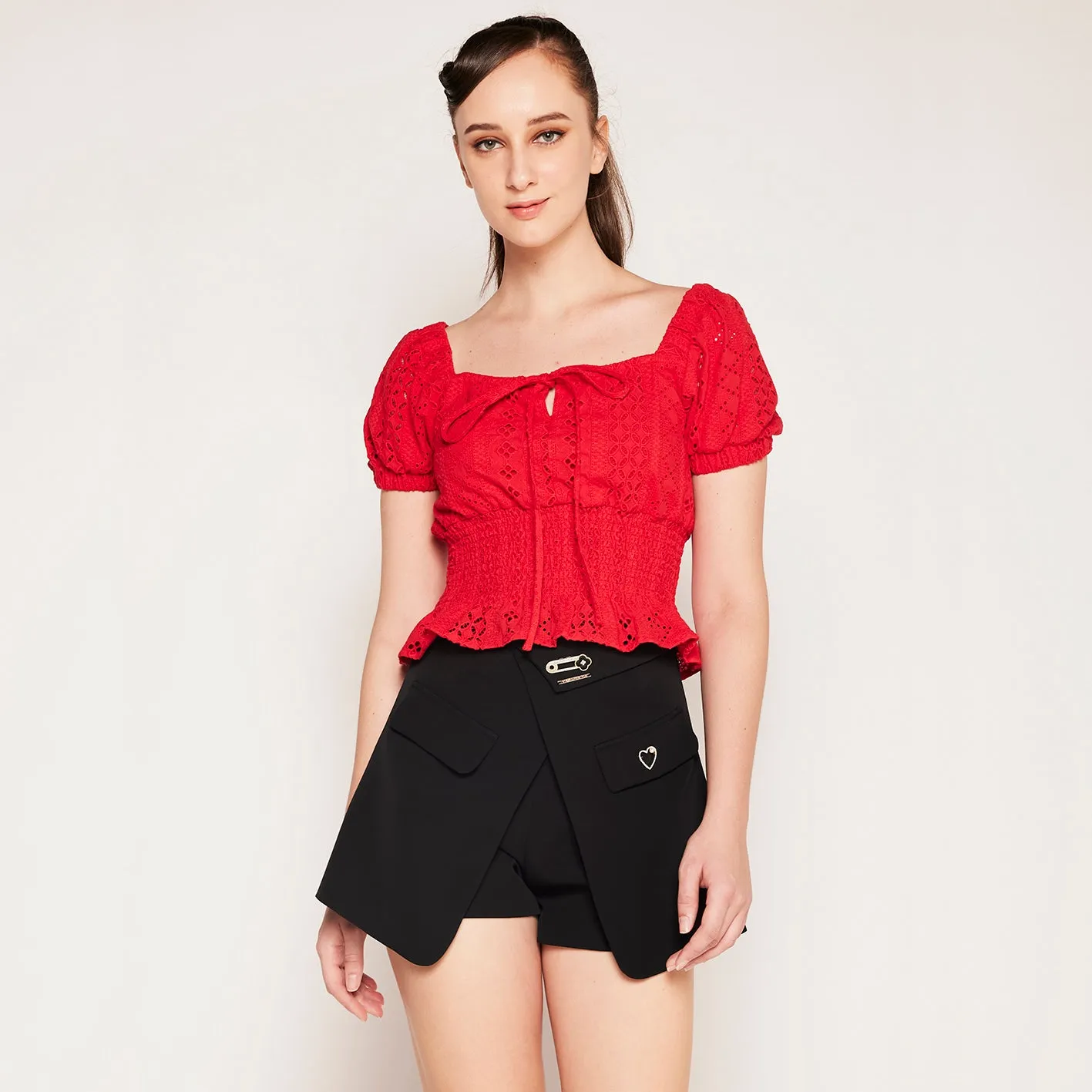 Eyelet Top