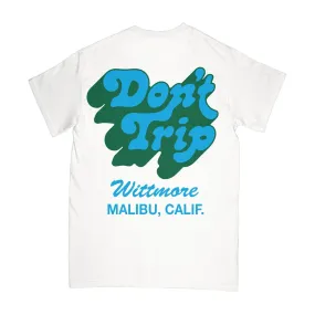 Free and Easy Don't Trip Malibu Drop Shadow White T-Shirt