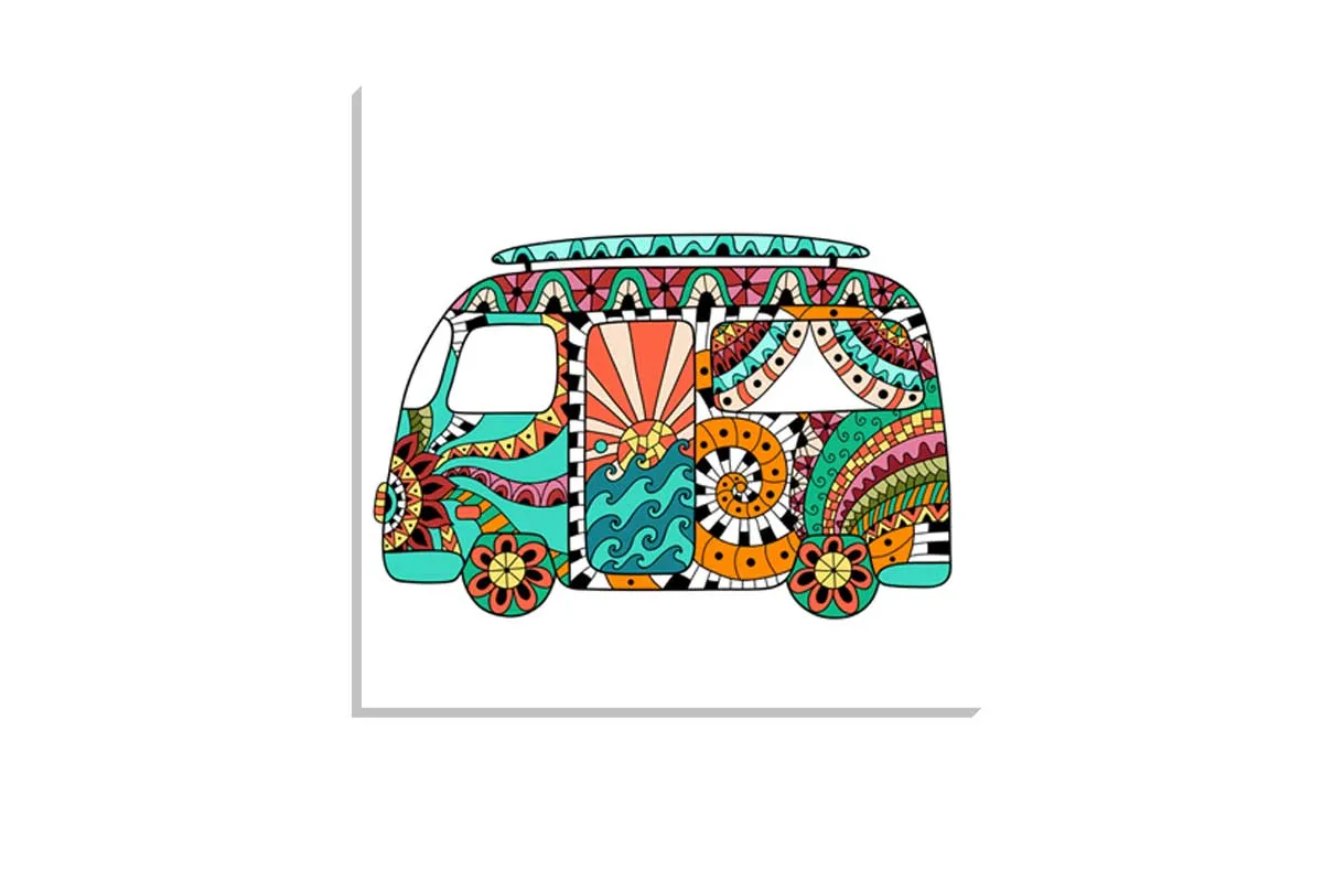 Gypsy Kombi | Canvas Wall Art Print