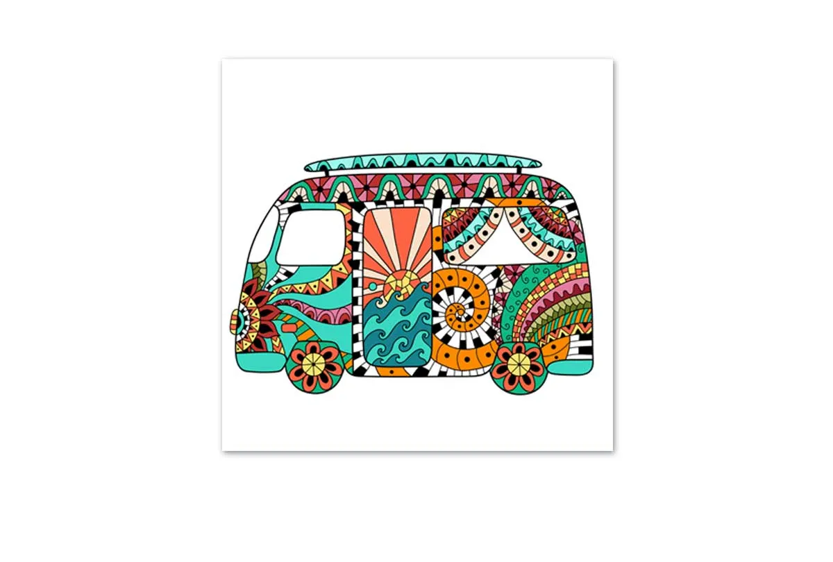 Gypsy Kombi | Canvas Wall Art Print