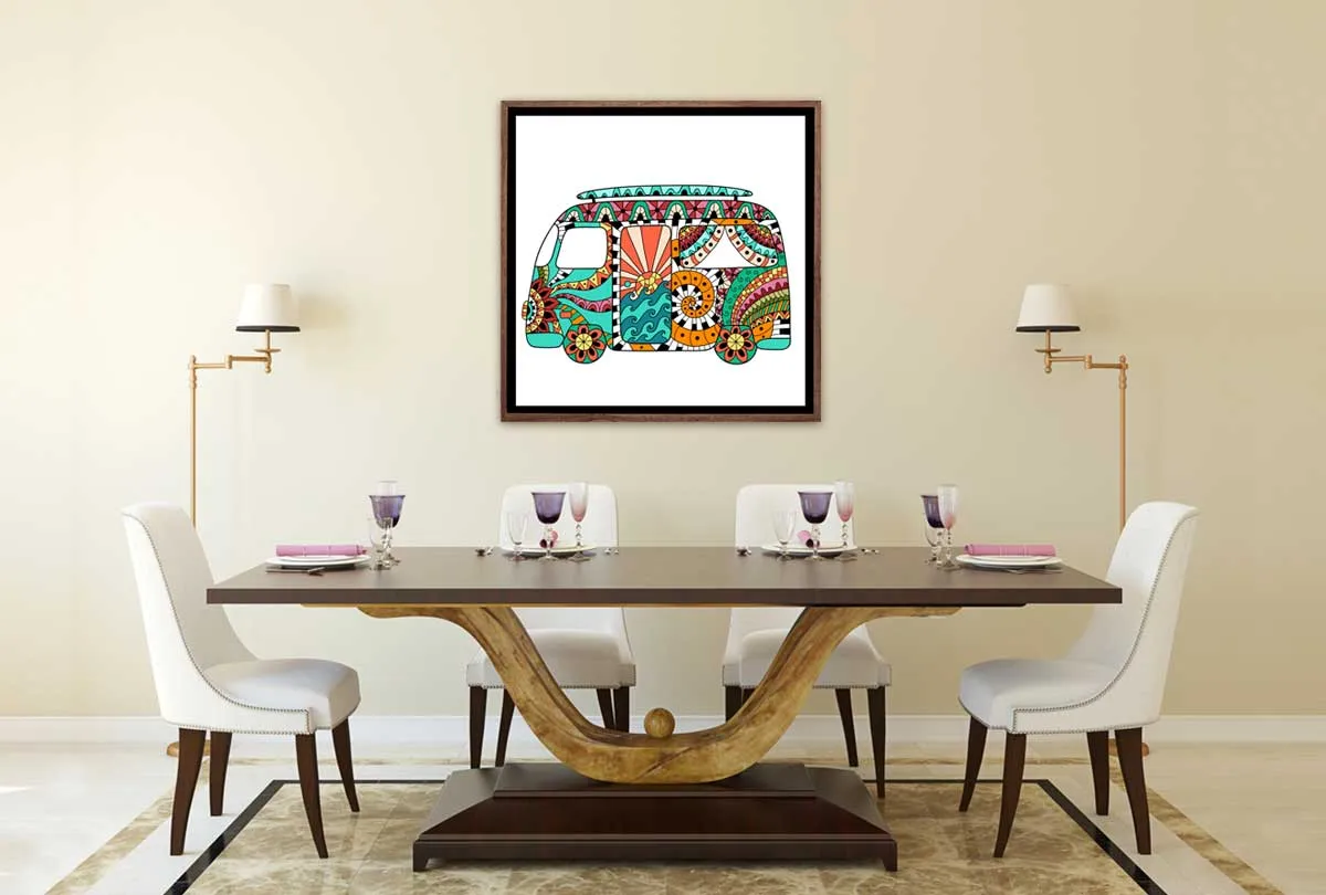 Gypsy Kombi | Canvas Wall Art Print