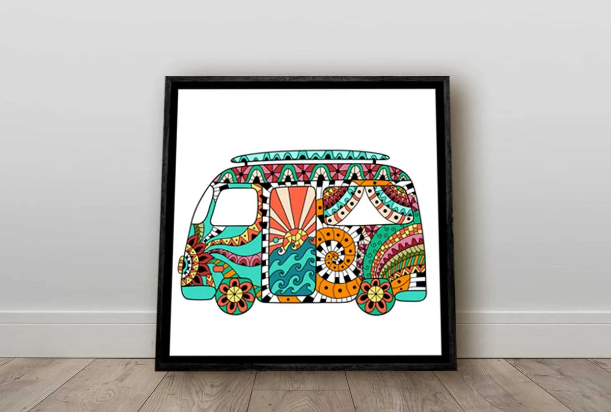 Gypsy Kombi | Canvas Wall Art Print