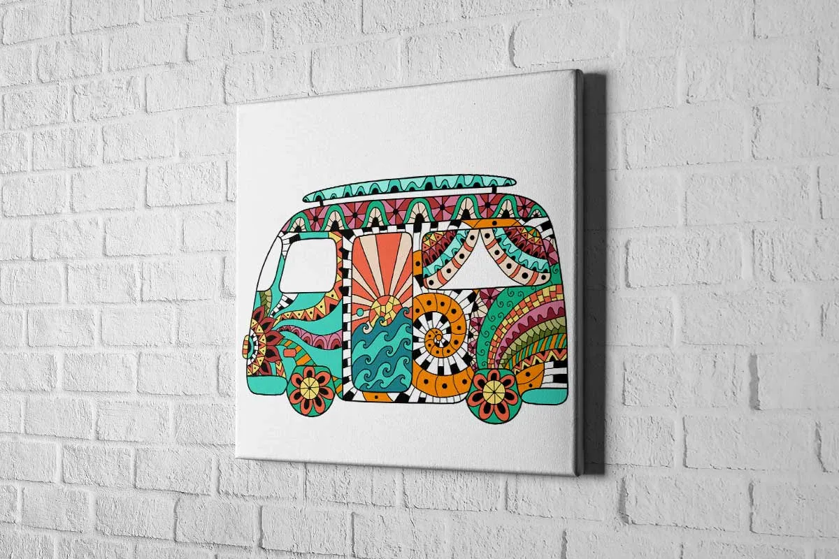 Gypsy Kombi | Canvas Wall Art Print