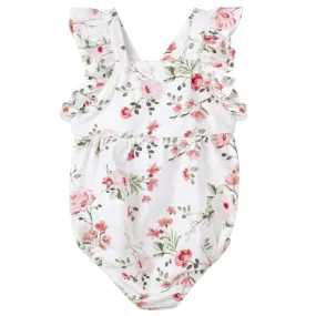 Penny Floral Luna Romper - Pink