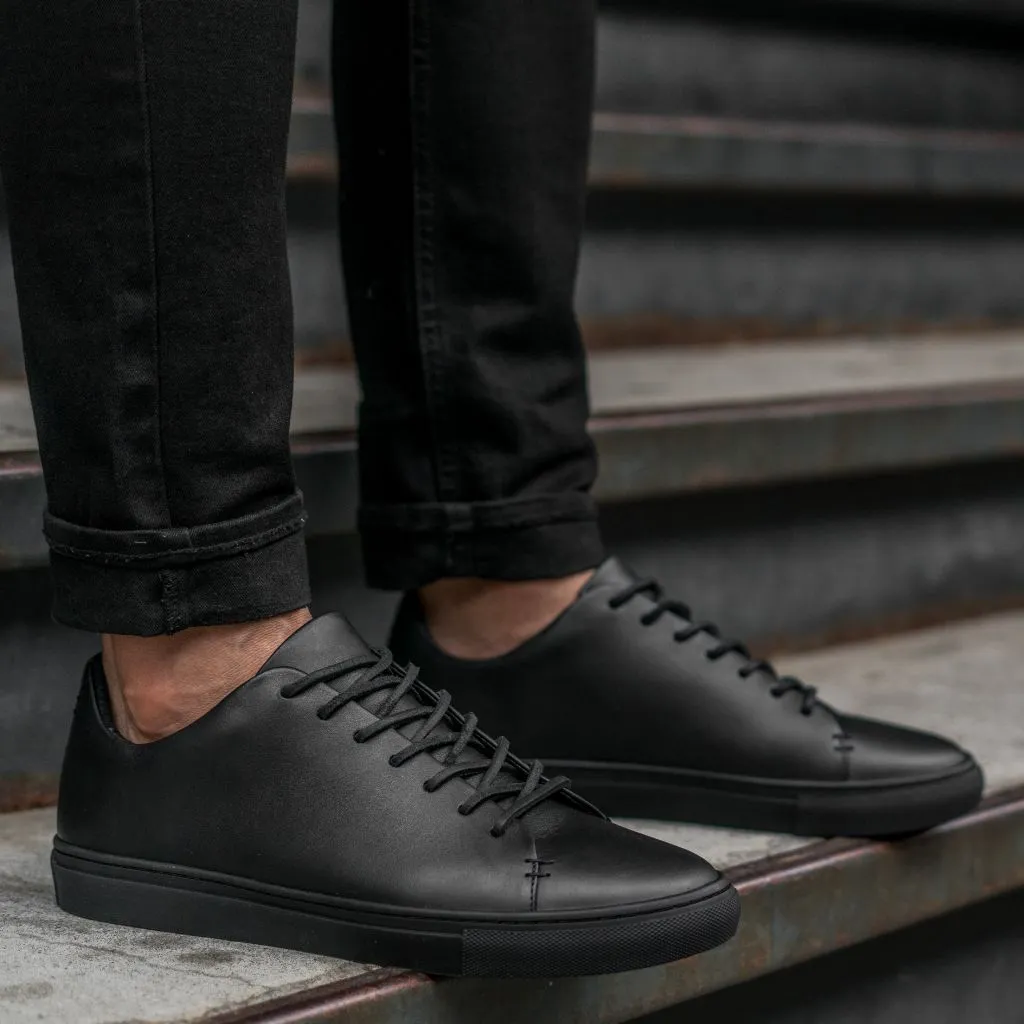 Premier Low Top | Black Vachetta