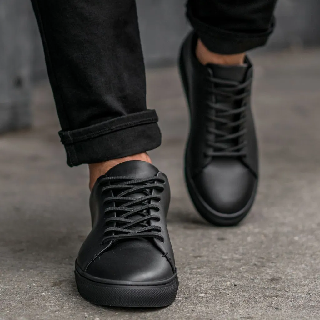 Premier Low Top | Black Vachetta