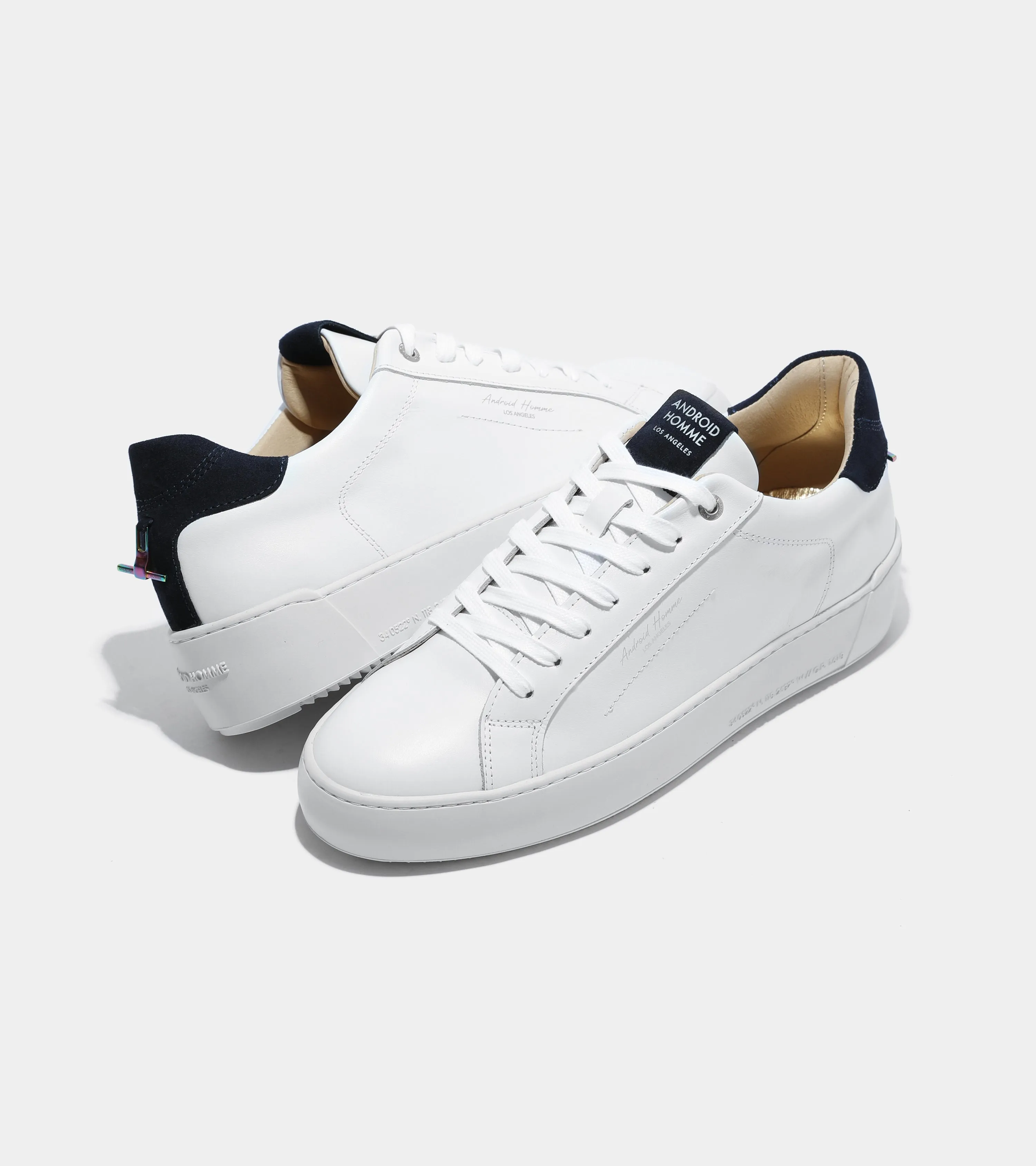 Zuma | White Navy Leather Hardware AHP224-26